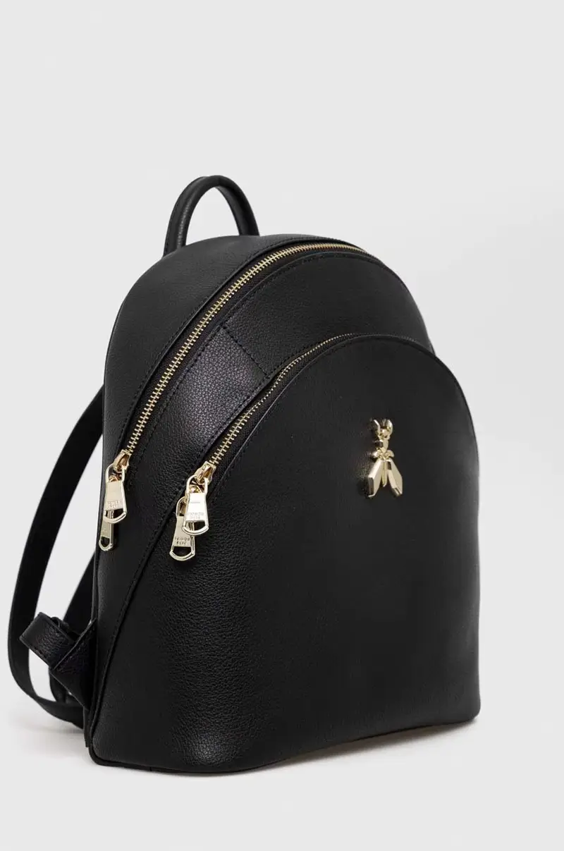 zaino in pelle donna Nero miniatura 2