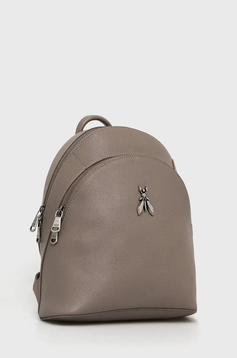 zaino in pelle Marrone miniatura 3