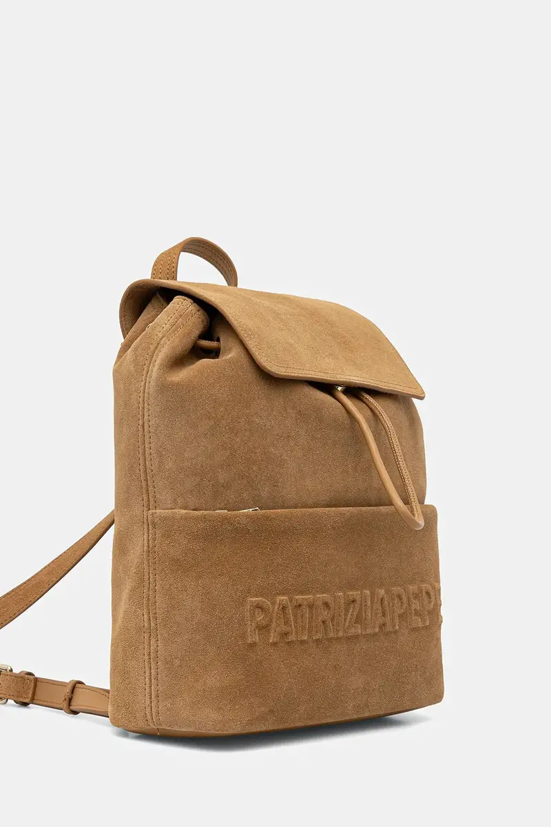 zaino in pelle scamosciata donna colore verde 8B0264 L152 miniatura 2