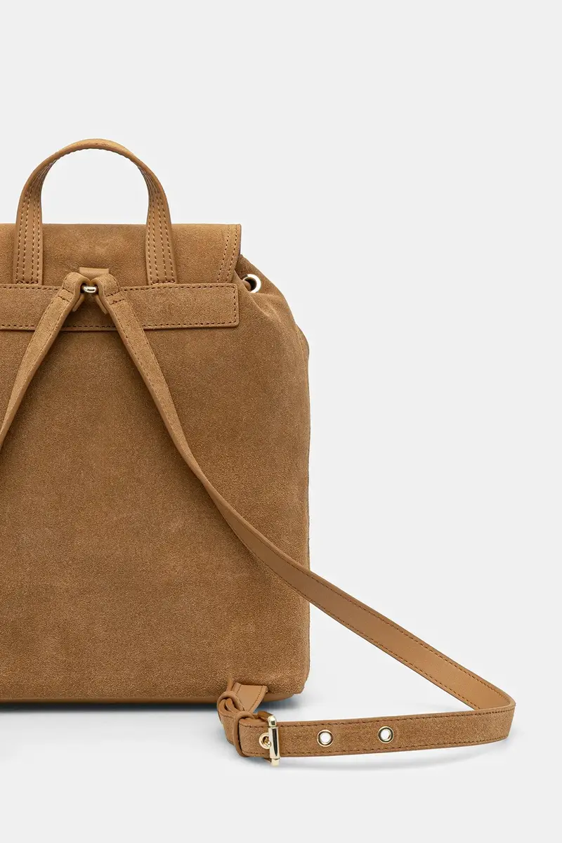 zaino in pelle scamosciata donna colore verde 8B0264 L152 miniatura 3