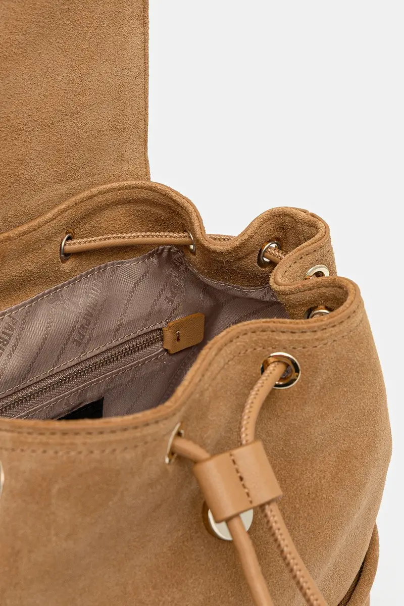 zaino in pelle scamosciata donna colore verde 8B0264 L152 miniatura 5