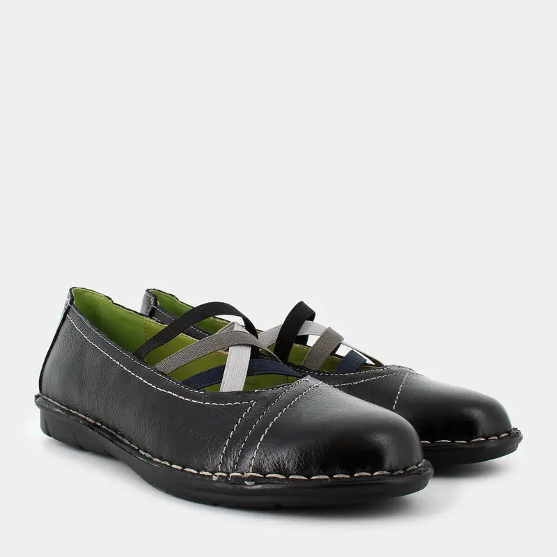 Ballerina Patti Di Luna da Donna, nero miniatura 2