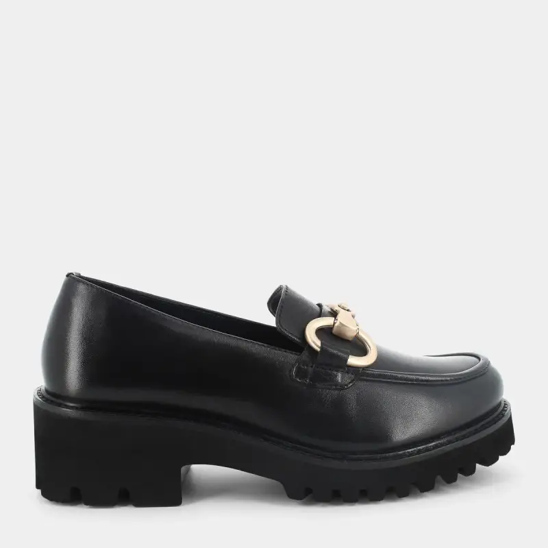PATTI DI LUNA Mocassini Donna Nero 3816084
