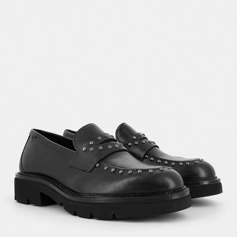 PATTI DI LUNA Mocassini Donna Nero 3306937 miniatura 2