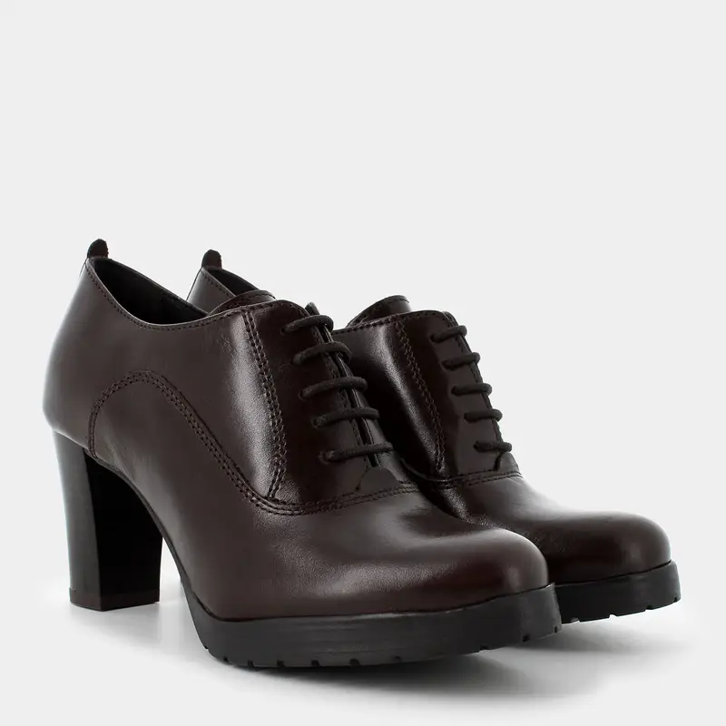 Stringate Patti Di Luna da Donna, marrone miniatura 2