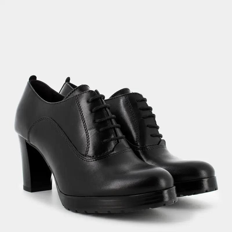 Stringate Patti Di Luna da Donna, nero miniatura 2