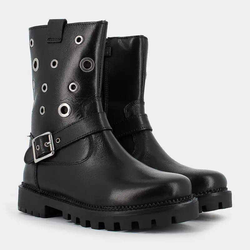 PATTI DI LUNA YOUNG Scarponcini Bambina Nero 3036091 miniatura 2