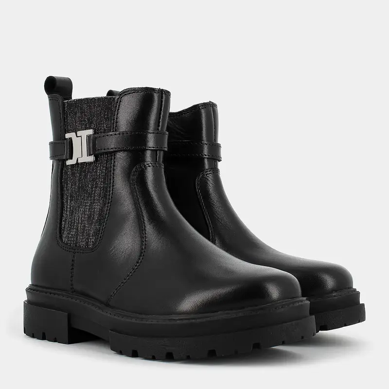 PATTI DI LUNA YOUNG Scarponcini Bambina Nero 3036094 miniatura 2