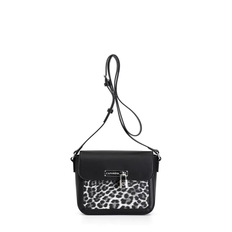 pattina con stampa maculata maculato/nero