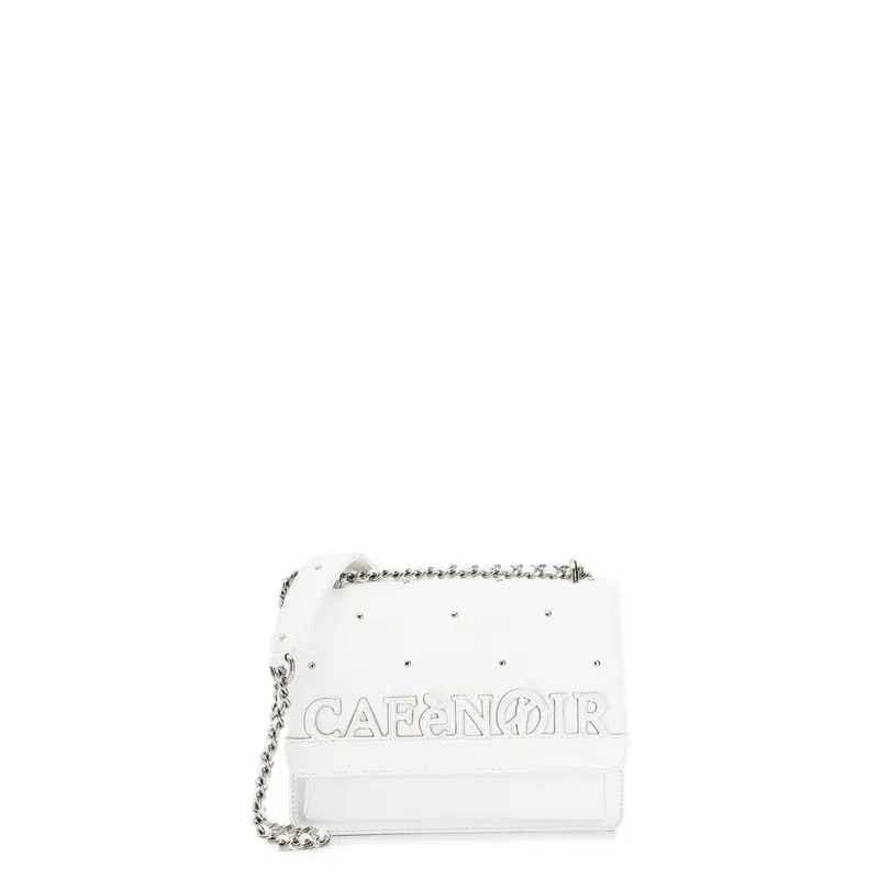 pattina grande con logo applicato bianco