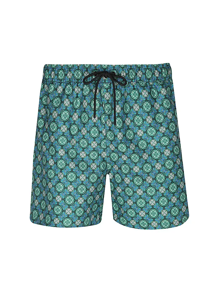 Badeshort da uomo stampati verde | S