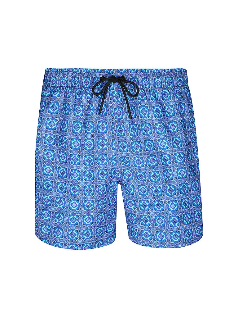 Badeshort Printed da uomo blu | S