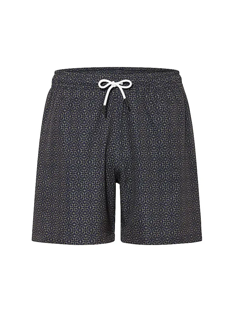 Pantaloncini da bagno da uomo con stampa oliva | S