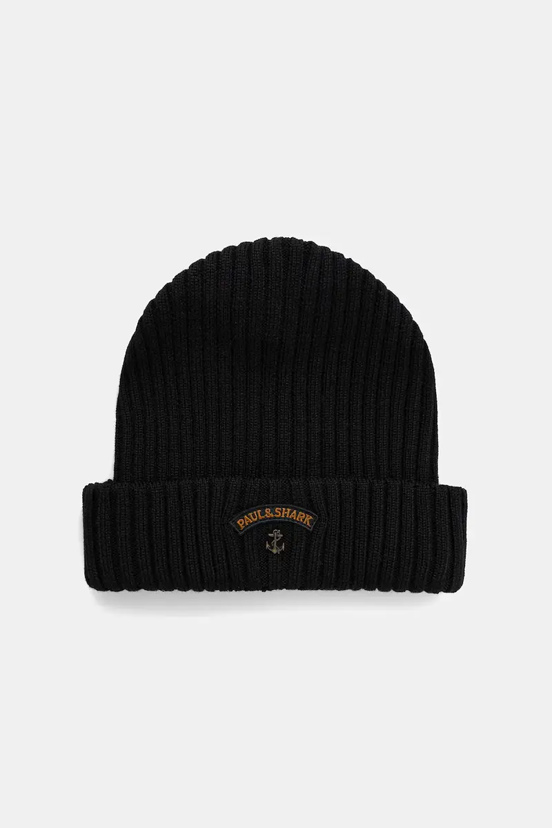 berretto in lana colore nero 99311030