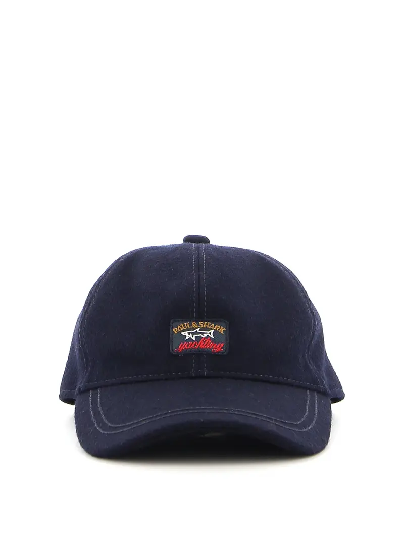 Cappellino da baseball in panno Blu