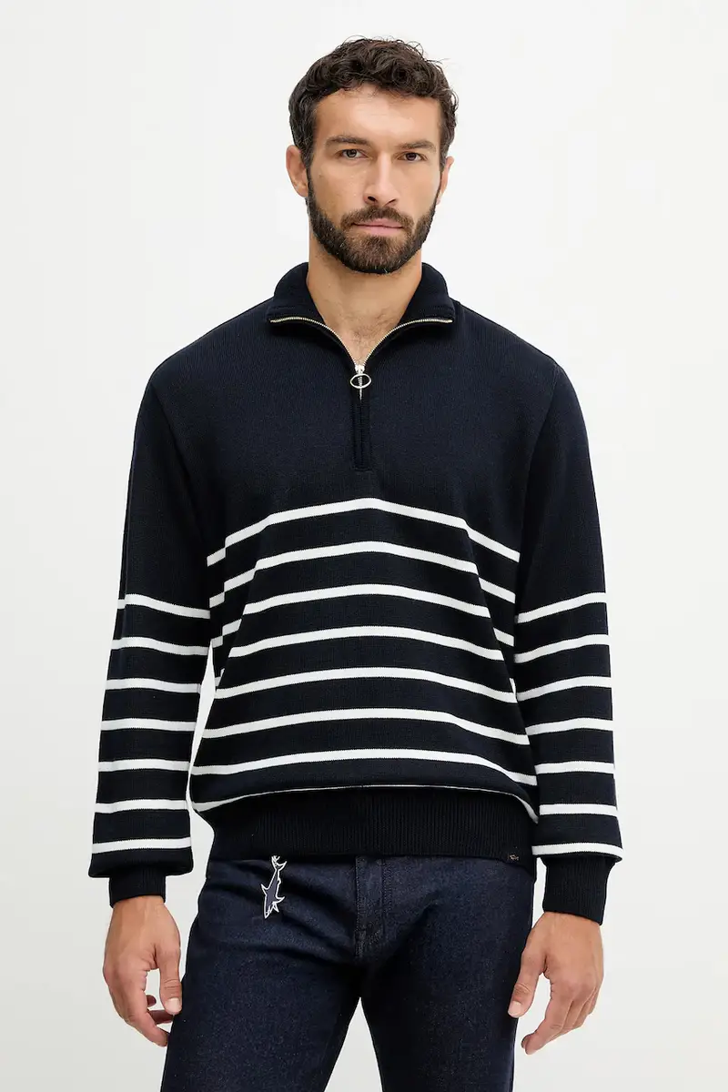 maglione in lana uomo colore blu 15311142