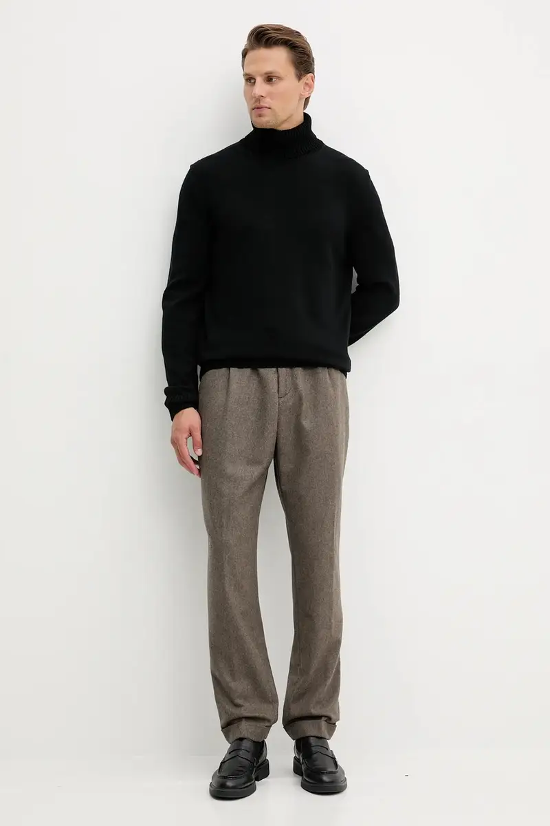 maglione in lana uomo colore nero 15311064 miniatura 2