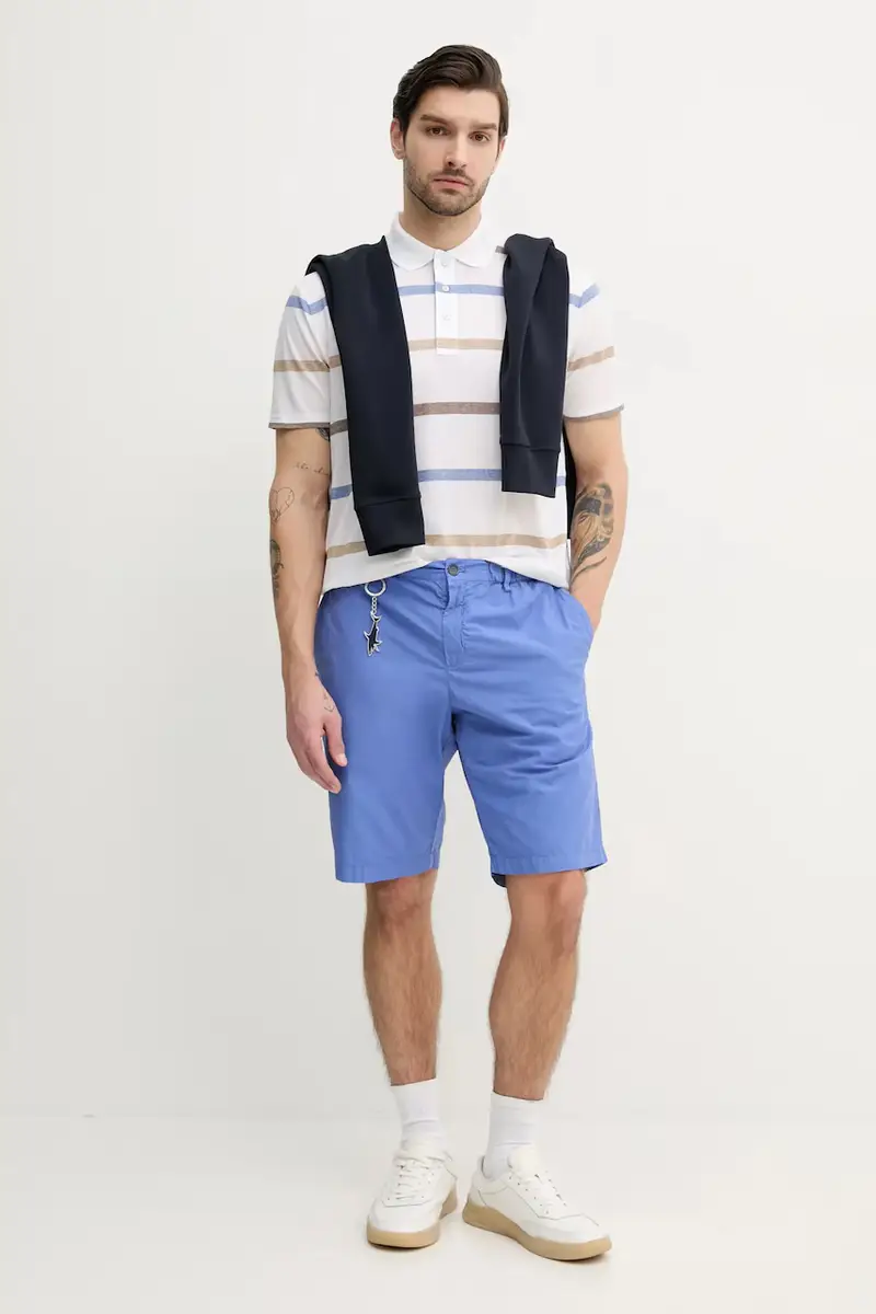 PAUL & SHARK Polo Bianco 4182257 miniatura 2