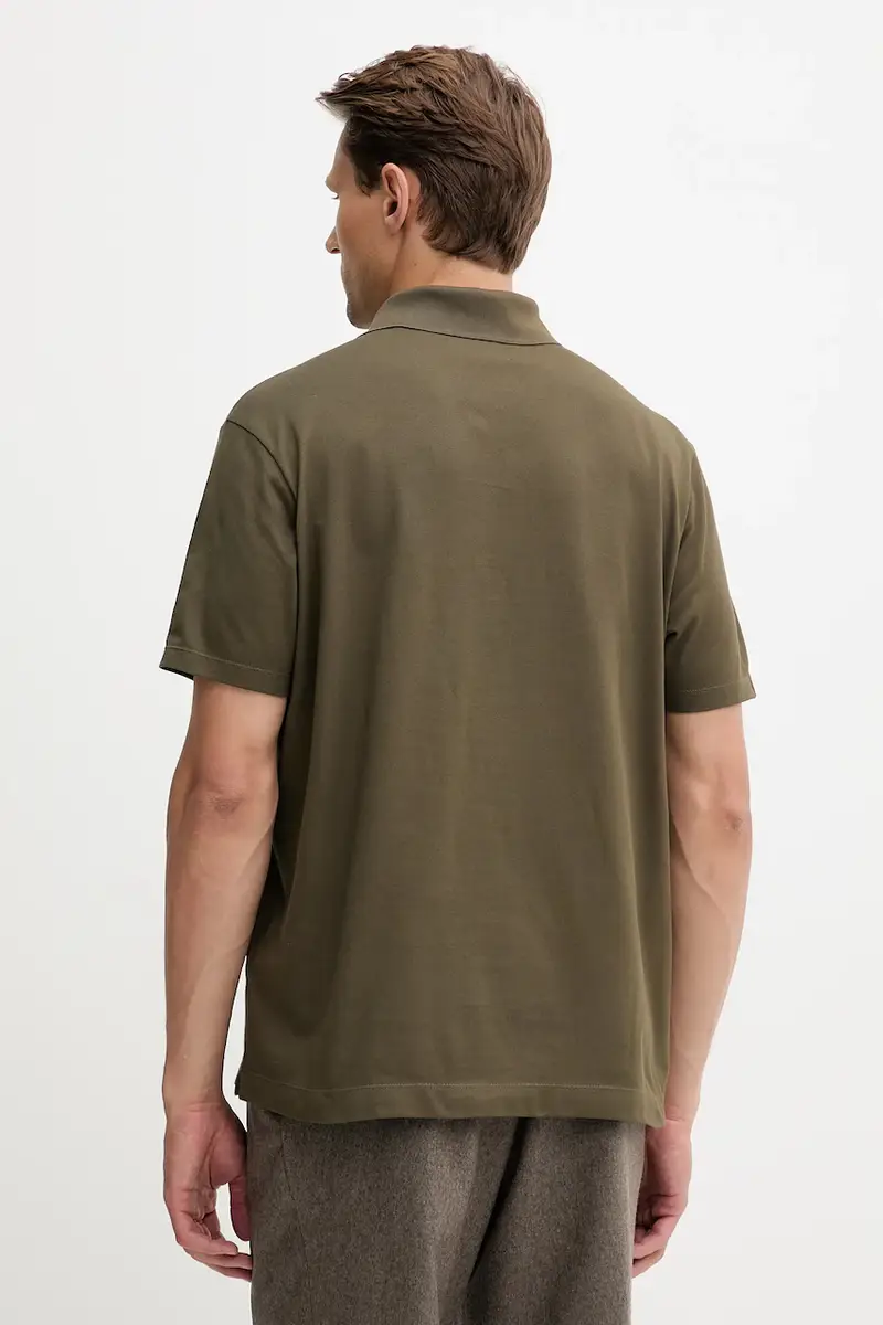 polo in cotone Knitwear colore verde 99311000 miniatura 3