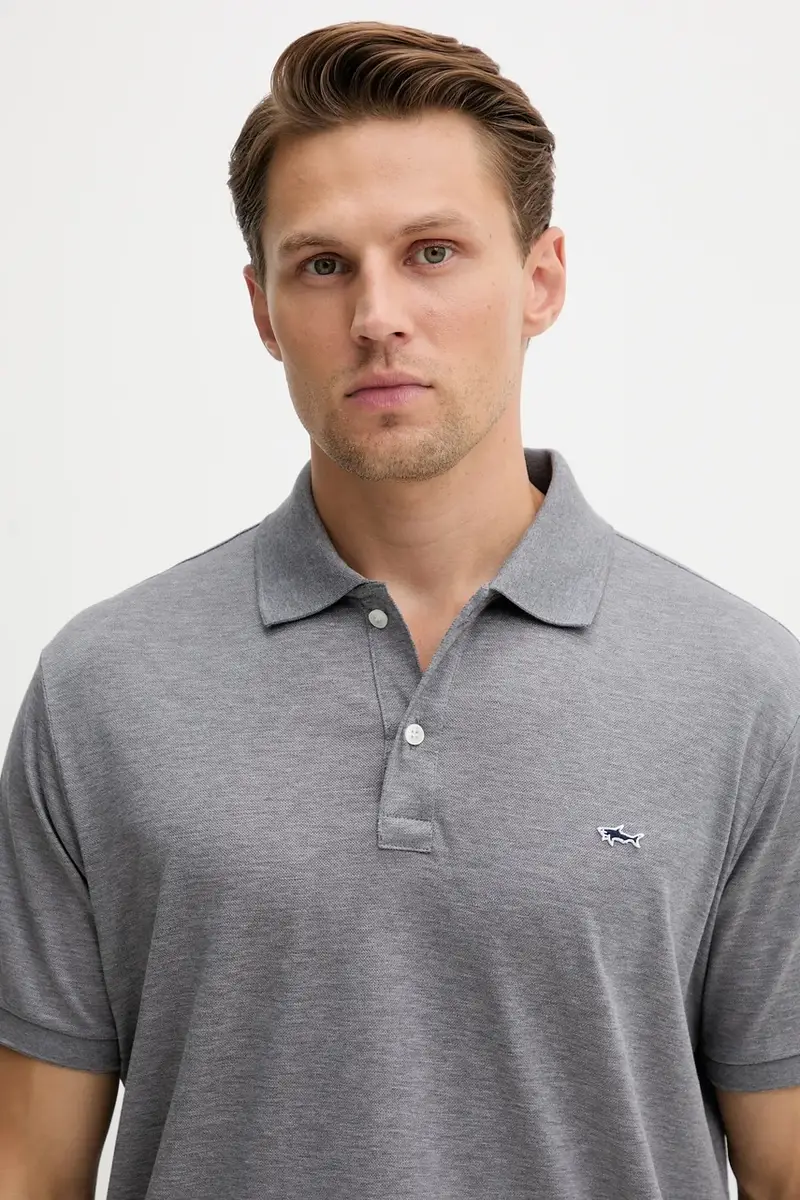 PAUL & SHARK Polo Uomo Grigio 3841941 miniatura 4