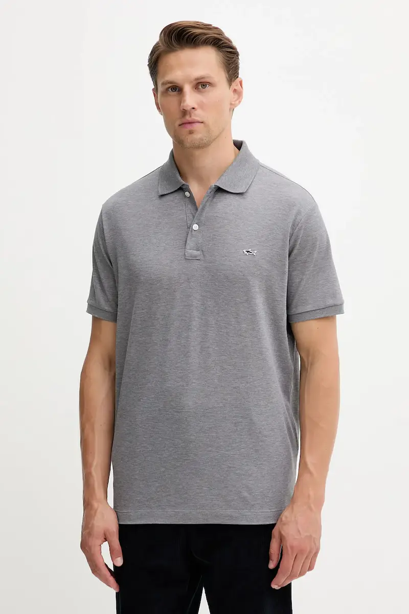 PAUL & SHARK Polo Uomo Grigio 3841941
