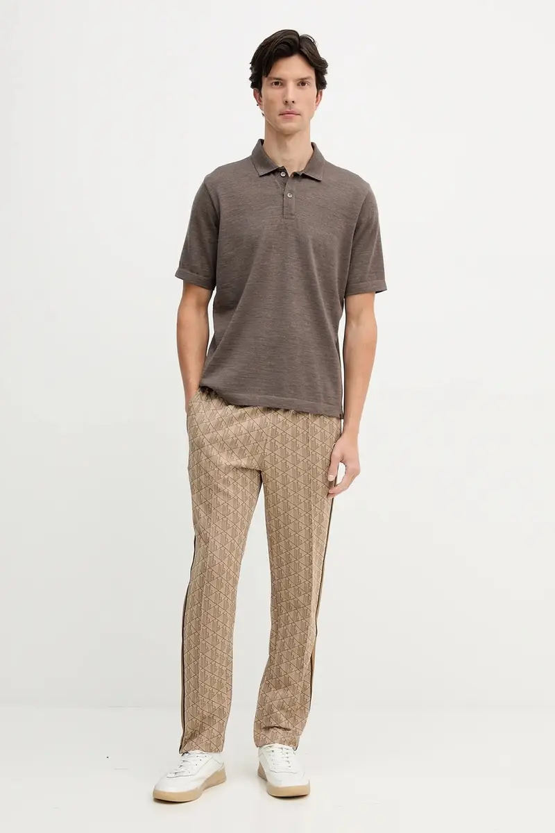 PAUL & SHARK Polo Uomo Marrone 3843060 miniatura 2