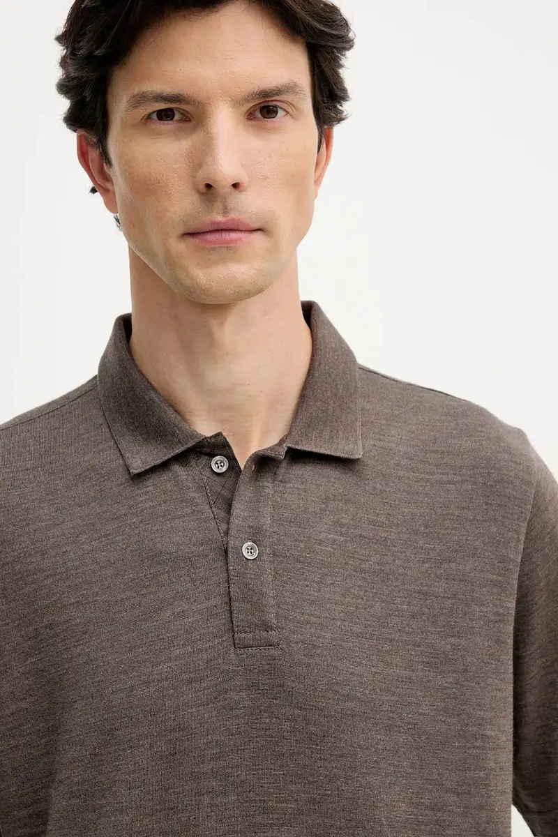 PAUL & SHARK Polo Uomo Marrone 3843060 miniatura 4