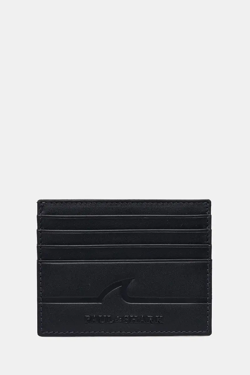 portacarte in pelle colore blu navy 14318109