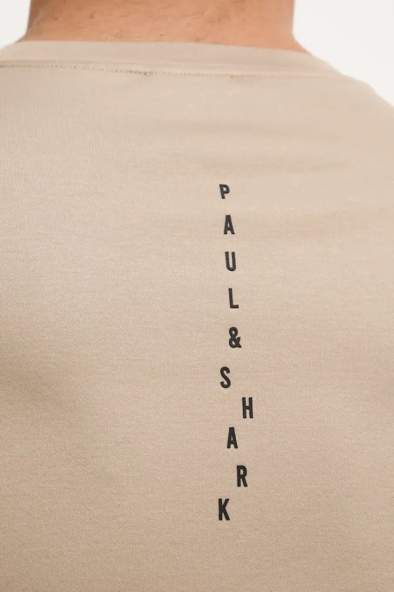 PAUL & SHARK T-shirt Uomo Beige 3894278 miniatura 5