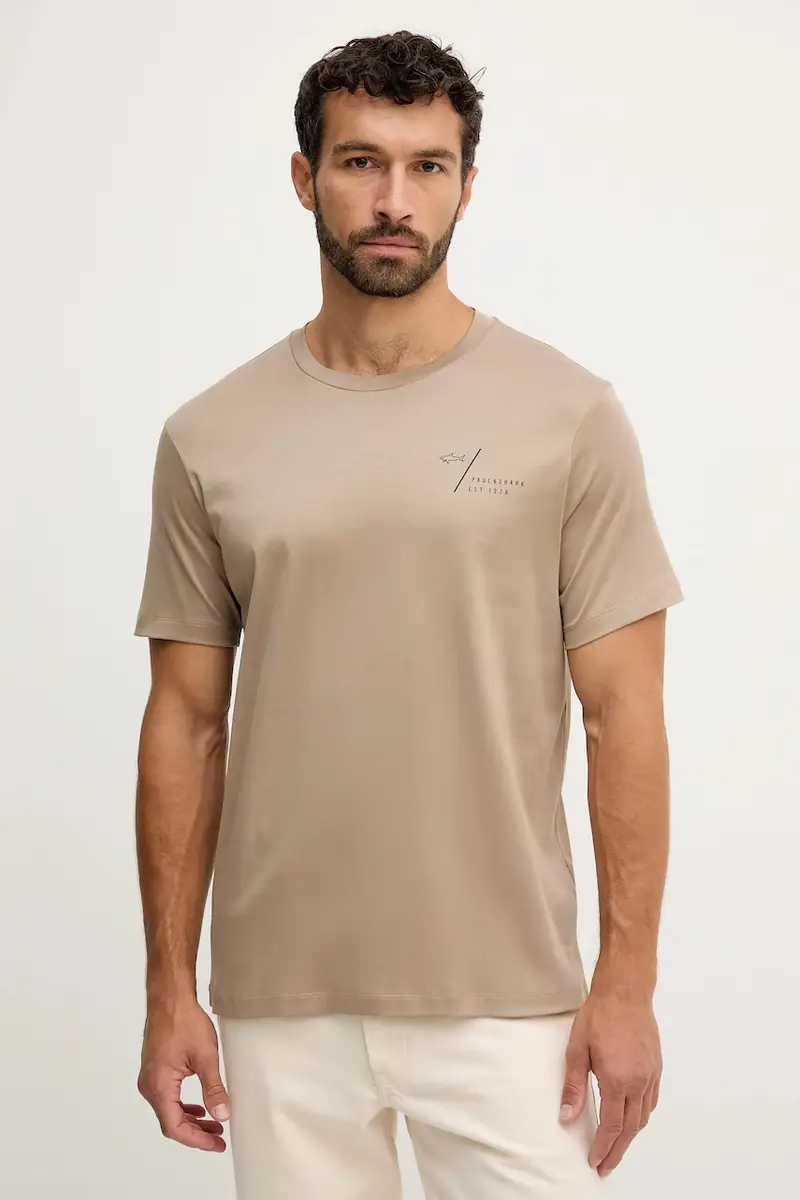 PAUL & SHARK T-shirt Uomo Beige 3894278