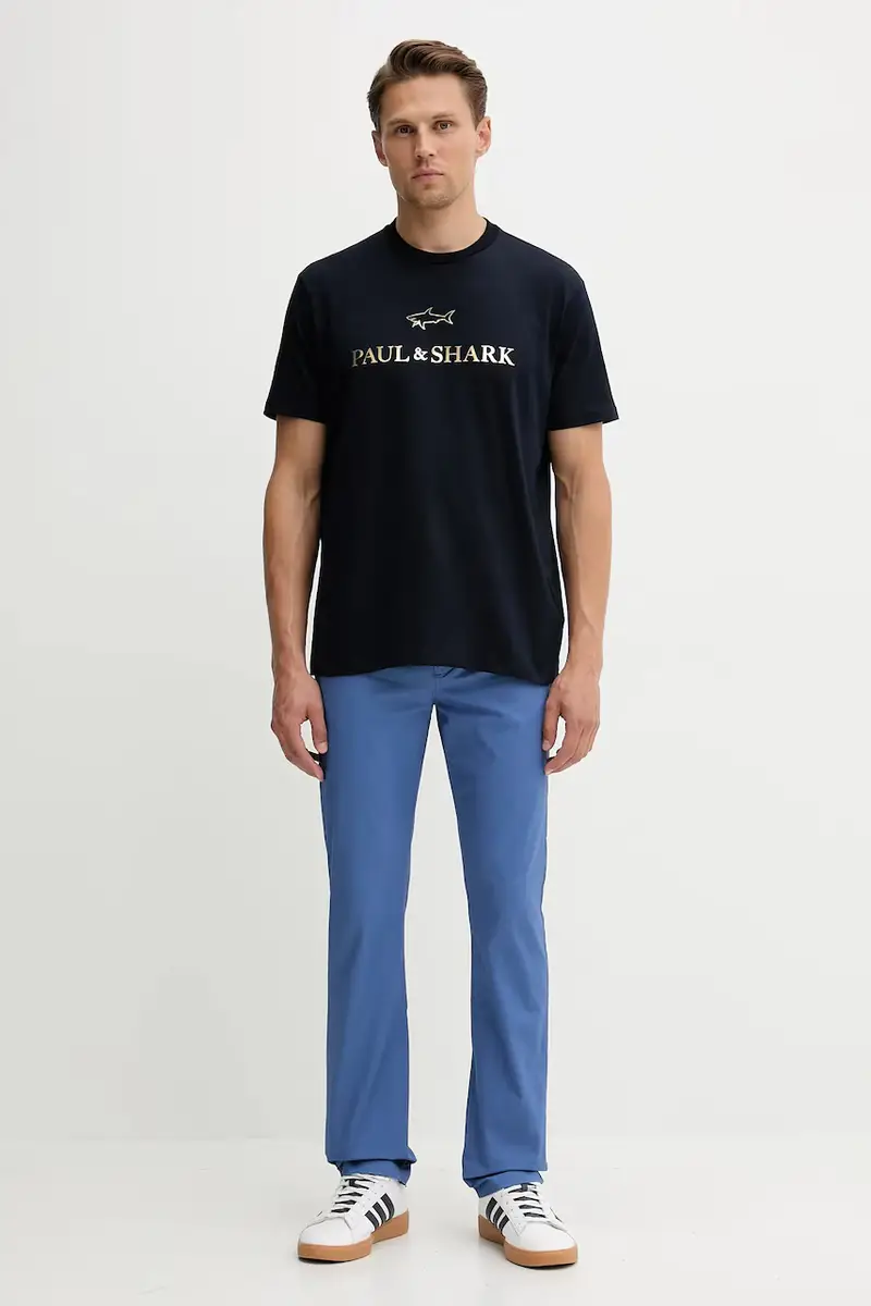 PAUL & SHARK T-shirt Uomo Blu 3841180 miniatura 2