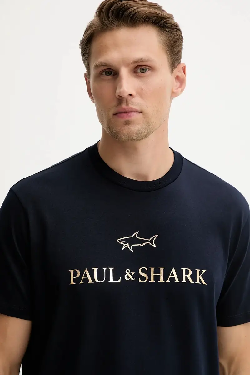 PAUL & SHARK T-shirt Uomo Blu 3841180 miniatura 4