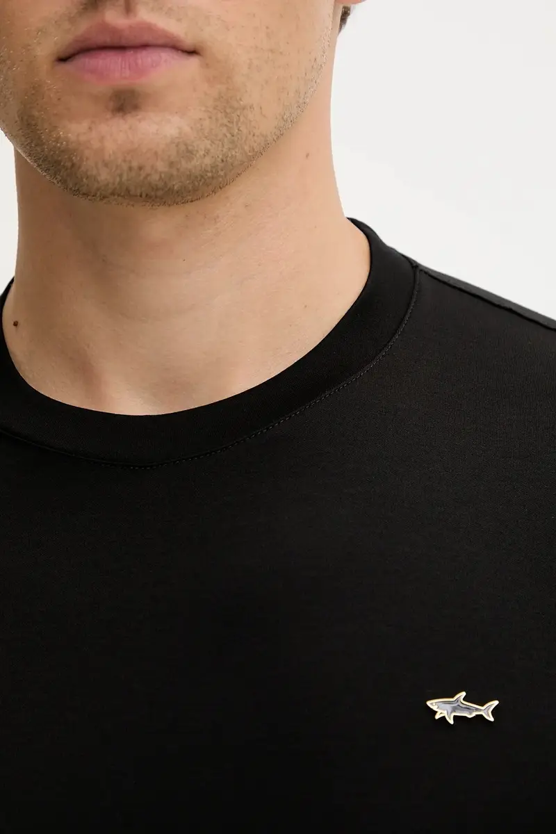 PAUL & SHARK T-shirt Uomo Nero 3846116 miniatura 5