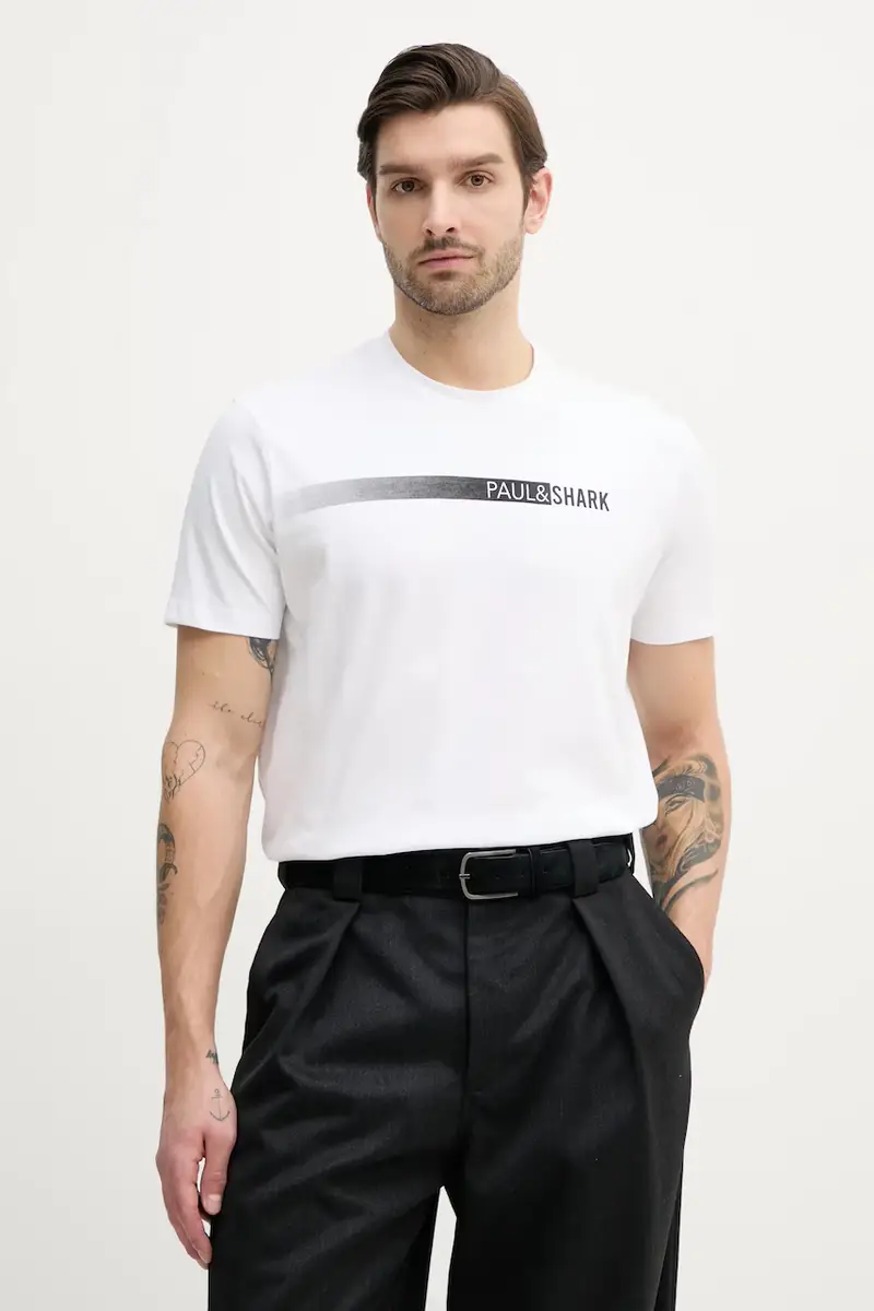PAUL & SHARK T-shirt Uomo Bianco 3301176