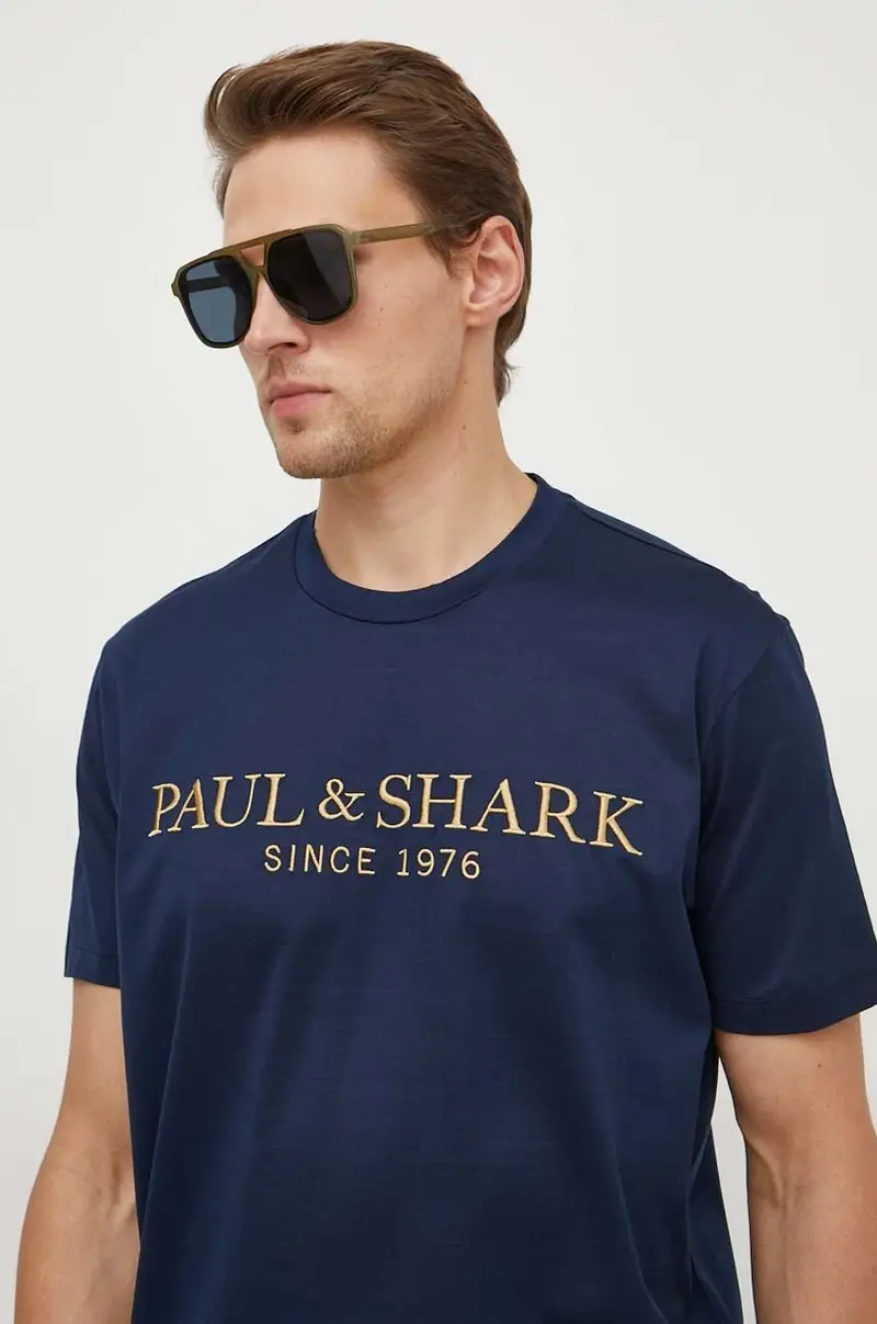 PAUL & SHARK T-shirt Uomo Blu 3133186 miniatura 4