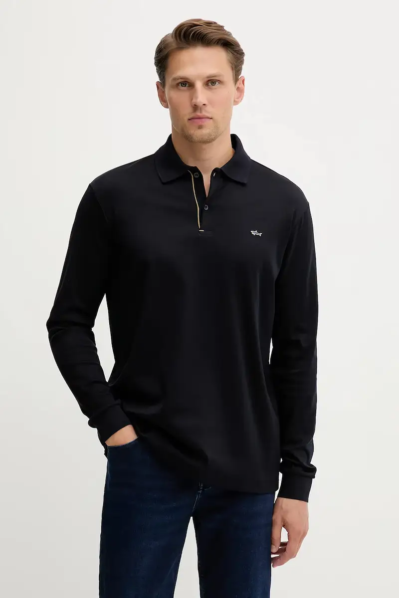 top a maniche lunghe in cotone Knitwear colore blu navy 15311727