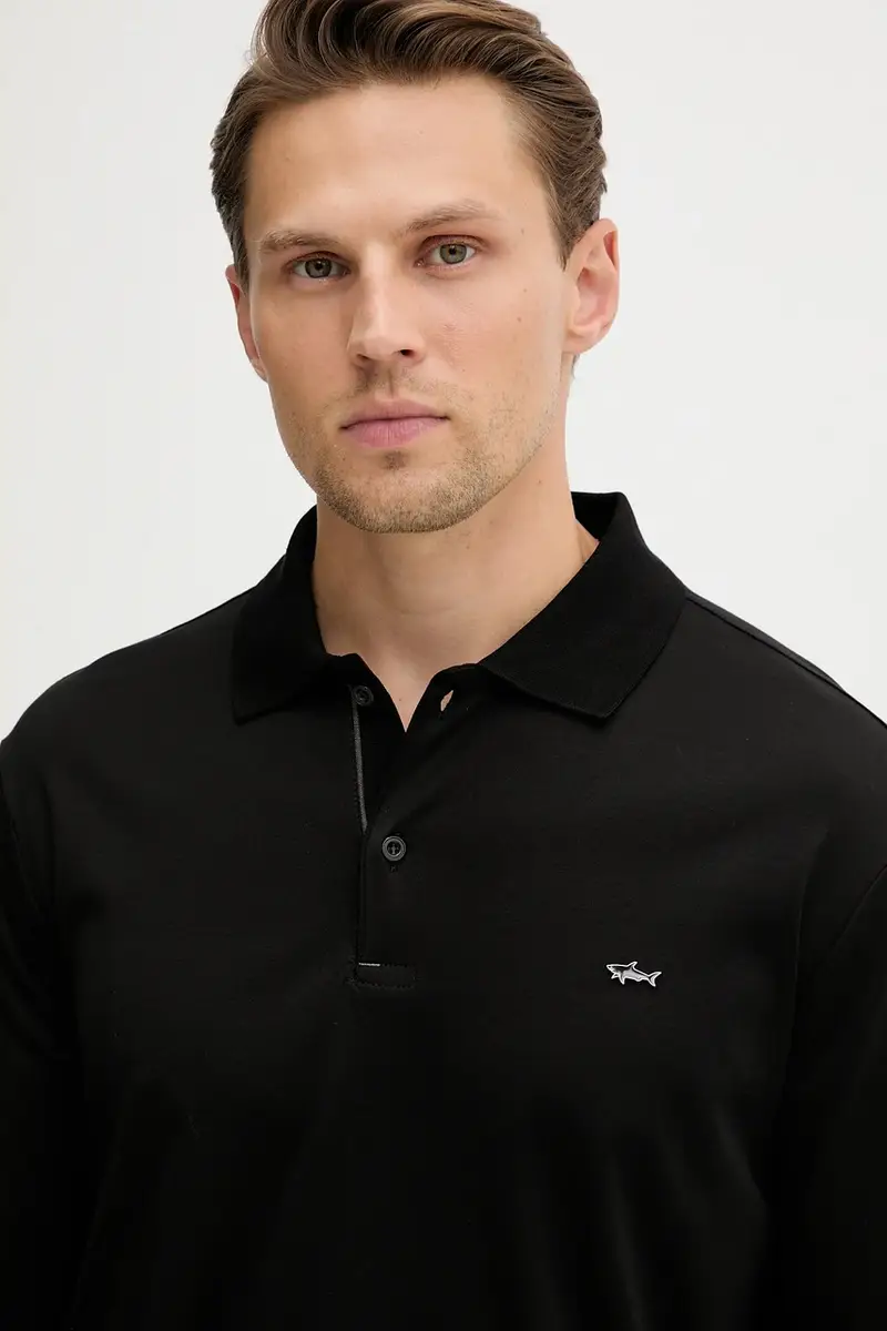 top a maniche lunghe in cotone Knitwear colore nero 15311727 miniatura 4