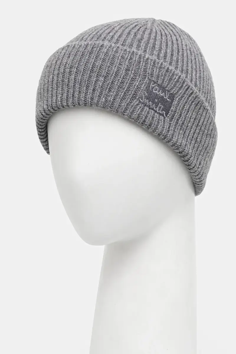 berretto in lana 0 colore grigio M1A-383MK-T719 miniatura 2