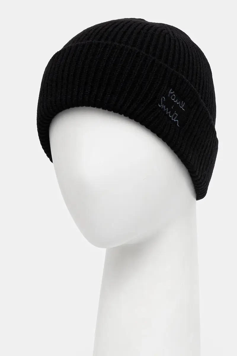 berretto in lana 0 colore nero M1A-383MK-T719 miniatura 2