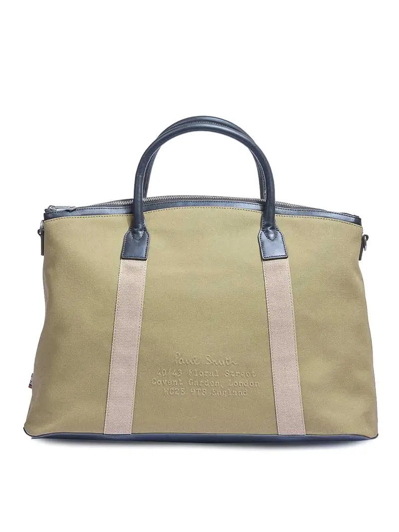 Borsa Floral Verde Scuro