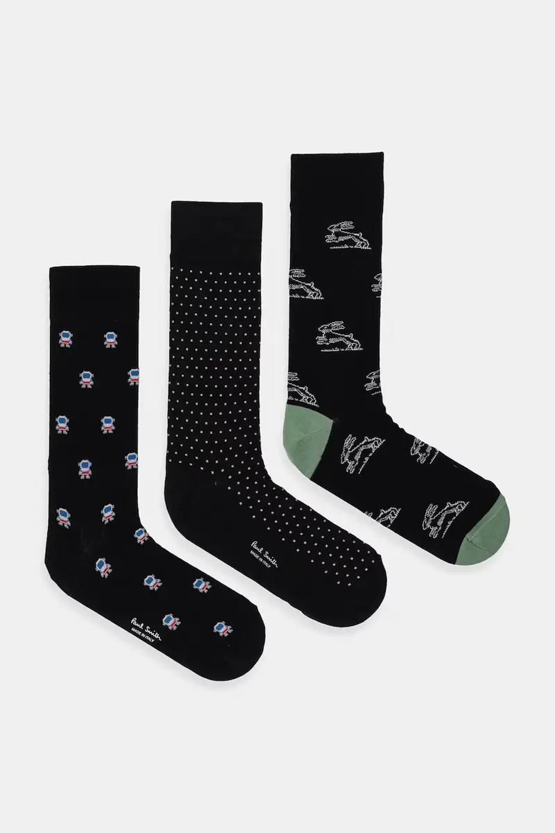 calzini pacco da 3 colore nero M1A-SOCK-TNOV