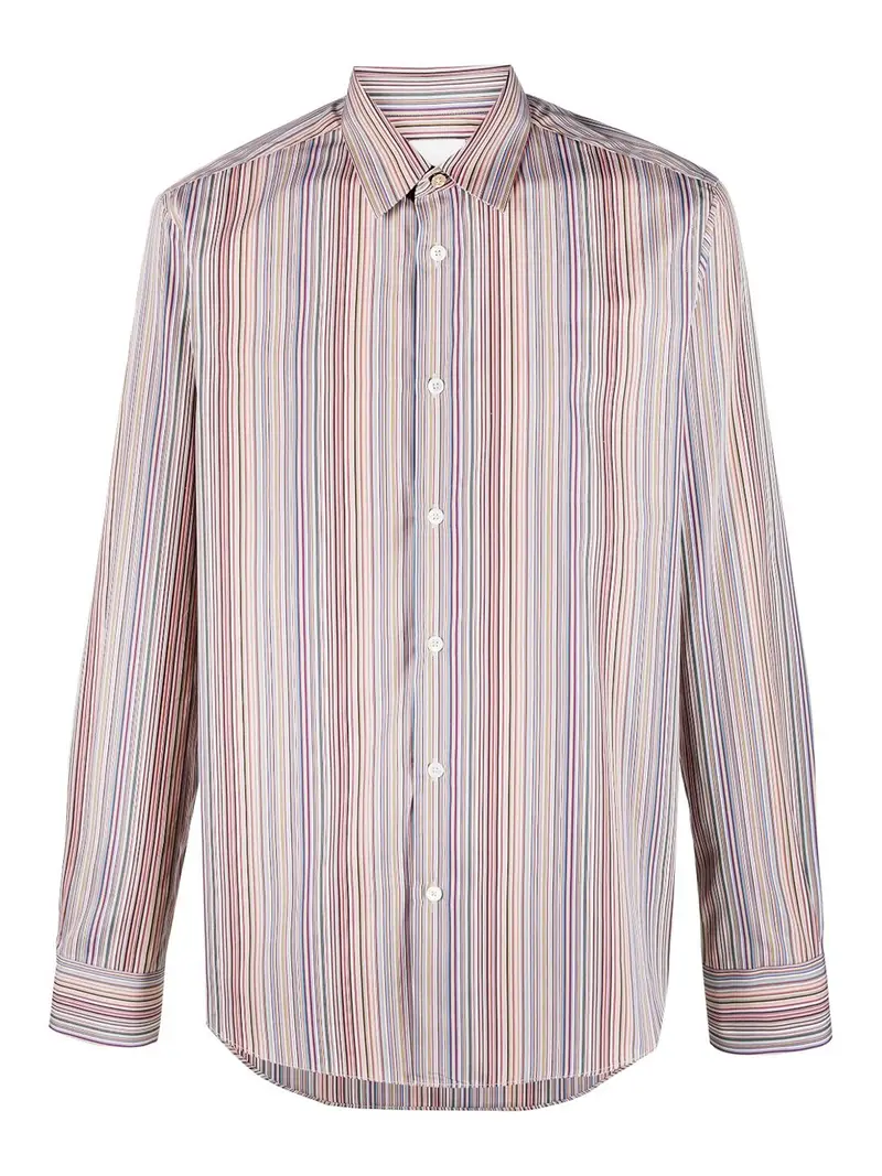 Camicia a righe Multicolore