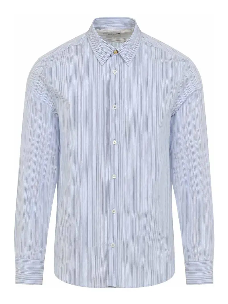 Camicia aderente Blu