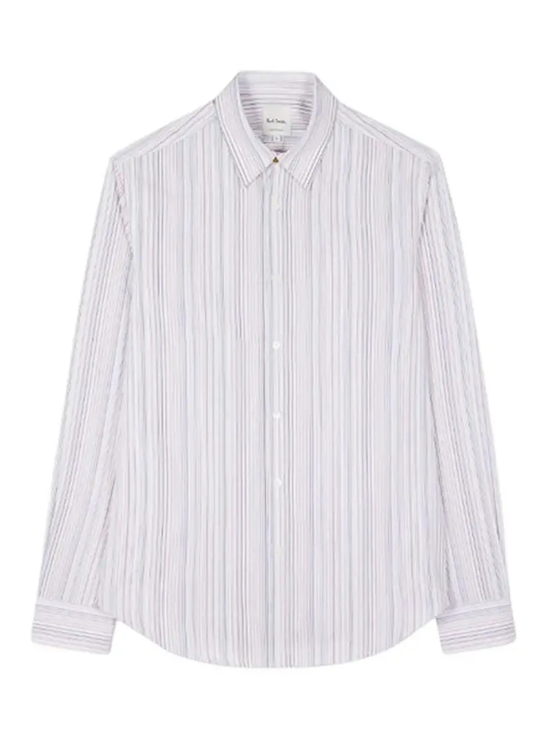 Camicia gessata Bianco