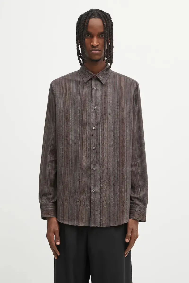 camicia in cotone 0 uomo M1R-901U-T02794 Multicolore