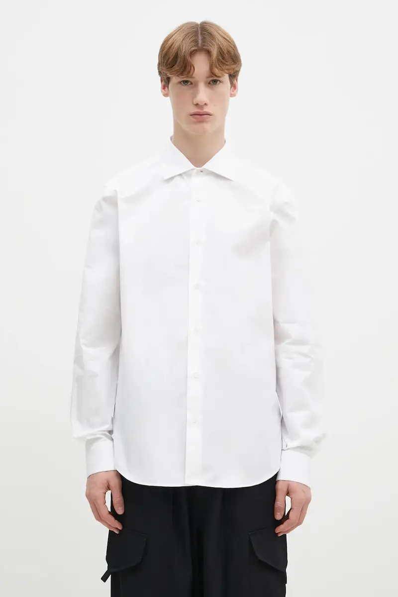 camicia in cotone uomo colore bianco M1R-790Y-M00050