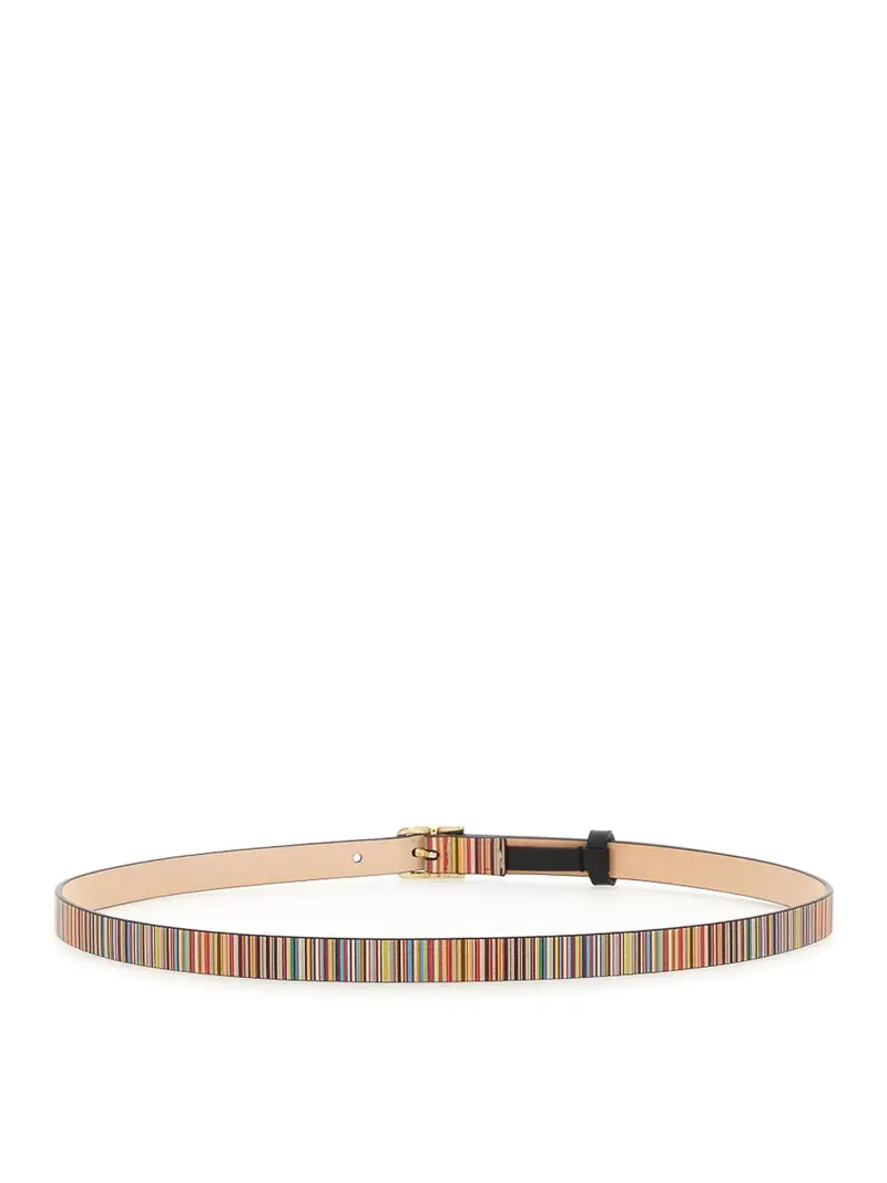 Cintura Con Logo Multicolore