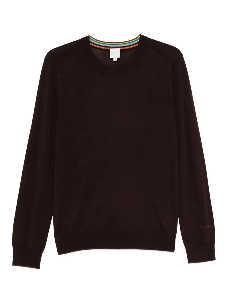 Creiglia a maglia marrone in lana