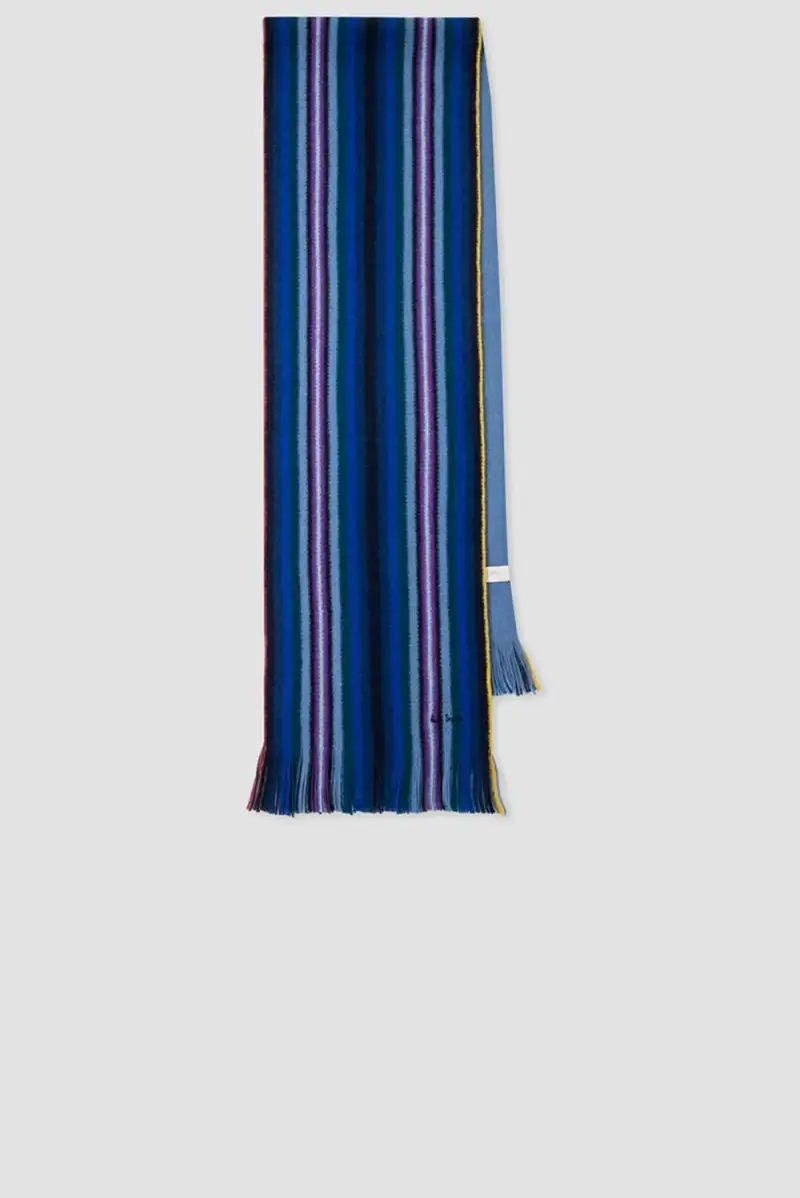 Double-Face Stripe Scarf miniatura 2