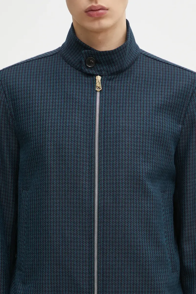 giacca con lana 0 colore blu navy M1R-603Z-T02808 miniatura 4